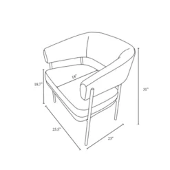 Rosemead Metal Frame And Rounded Back Faux Sherling Accent Chair Cream - Threshold™ Designed With Studio McGee -Every Space Store GUEST a38c3411 f2c1 48f5 a6be 9a4cd093d081