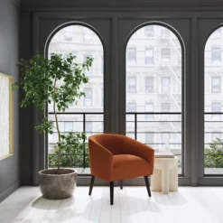 Printers Chair In Textured Linen - Threshold™ -Every Space Store GUEST a54af641 c6e2 41ac 8306 f3e065161ac4