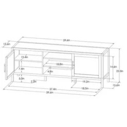 Warwick TV Stand For TVs Up To 69" With Storage - Threshold™ -Every Space Store GUEST aa5ced08 9927 4c02 baaa 6c8be324d626