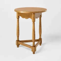 Scalloped Accent Table Light Oak - Threshold™ Designed With Studio McGee -Every Space Store GUEST ab0a21dd 471d 45e9 86bd 865a97242bae