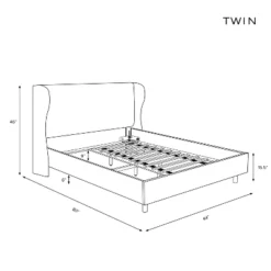 Wingback Platform Bed Velvet - Skyline Furniture -Every Space Store GUEST aea1005d 028d 4a74 a3ef bfd75d953a75
