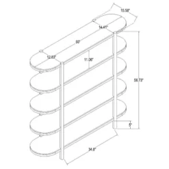 57" Portola Hills 5 Shelf Horizontal Bookcase - Threshold™ Designed With Studio McGee -Every Space Store GUEST b0ffd2cc a3d5 4cfa 8018 6df7d8fb0ee4