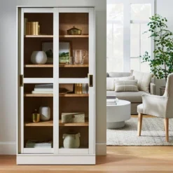 72" Promontory Cabinet With Sliding Doors - Threshold™ Designed With Studio McGee 23 72" Promontory Cabinet With Sliding Doors - Threshold™ Designed With Studio McGee -Every Space Store GUEST b155d4f0 eae2 44b5 8f8b 7a4c62886824