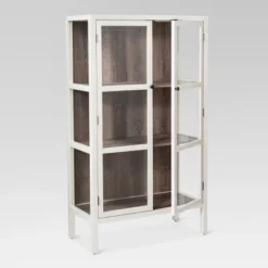 56.2" Hadley Library Cabinet With Glass Shell White - Threshold™ -Every Space Store GUEST b3be3e09 a22b 4dd7 963c b3cc3e349a54