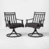 Fairmont 2pk Metal Patio Swivel Rocking Dining Chair - Threshold -Every Space Store GUEST b60deba9 691a 4b9c 9bf7 c6232cb790b7