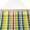 11.3' Pillowtop Outdoor Fabric Hammock Summer Stripe Yellow/Red/Blue - Threshold™ -Every Space Store GUEST b714cf1c fb9e 4a6e a68f b2cf89ab003a