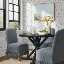 Replacement Ruffled Slipcover Only For Rounded Back Dining Chair - Threshold™ -Every Space Store GUEST b7ad5ca2 6b43 49bf 85de b894fa664aa3