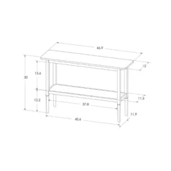 Gretna Narrow Console Table Natural - Threshold™ -Every Space Store GUEST b7d8608f 12ef 4698 94da 334982ec016f