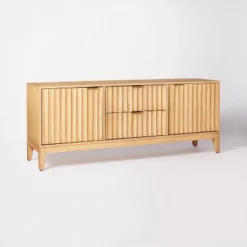 Thousand Oaks Wood Scalloped TV Stand For TVs Up To 60" - Threshold™ Designed With Studio McGee 21 Thousand Oaks Wood Scalloped TV Stand For TVs Up To 60" - Threshold™ Designed With Studio McGee -Every Space Store GUEST bab6365e 5801 4762 be7e 6bd520bc9504