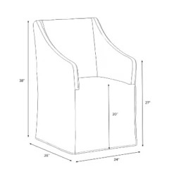 Replacement Slipcover Only For Sloped Arm Dining Chair - Threshold™ -Every Space Store GUEST badc36ae 511c 4218 9c5f 89a2c34543a5