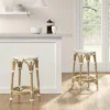 Perry Rattan Backless Woven Counter Height Barstool Cream - Threshold™ -Every Space Store GUEST bb34d751 2569 4a0b bcc8 055a6f4c512e