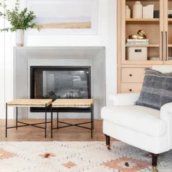 Mercer Rolled Upholstered Arm Chair With Casters Cream - Threshold™ Designed With Studio McGee -Every Space Store GUEST be1aa92d 6ac8 473c 8b68 f0924c85a000