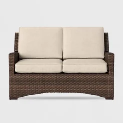 Halsted Wicker Patio Loveseat - Threshold -Every Space Store GUEST c10eda52 f2ba 4abd b5cc 50b37118c7ba