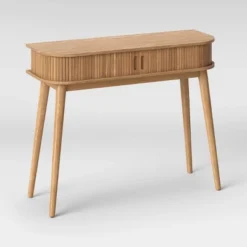 Adelpha Console Table With Sliding Doors Natural - Threshold™ -Every Space Store GUEST c17ebbd4 8bea 47bc 9277 0dea41baa223