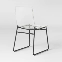 2pk Laurel Acrylic Dining Chairs With Metal Legs - Threshold™ -Every Space Store GUEST c2f7c81f 5a0a 40d7 8bb3 aa599f7fad3b
