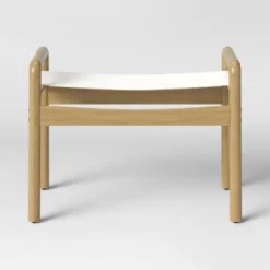 Northlake Dowel Frame Sling Ottoman Cream - Threshold™ -Every Space Store GUEST c47e2633 3498 496e 8aac 22f9c493e379