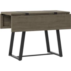 Brimfield Metal Base Extendable Dining Table Brown - Threshold™ -Every Space Store GUEST c4bbb164 0ea0 4507 8b94 e6b05687e2be