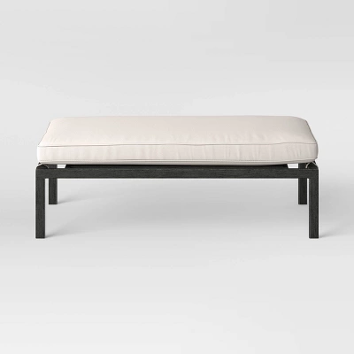 Ryegate 2pc 4' Mini Patio Daybed With Ottoman Weathered Teak - Threshold™ 8 Ryegate 2pc 4' Mini Patio Daybed With Ottoman Weathered Teak - Threshold™ - Image 6