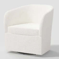 Rhea Swivel Chair In Boucle - Threshold™ -Every Space Store GUEST c77e428b 763c 4dc0 aec6 063d606ae852