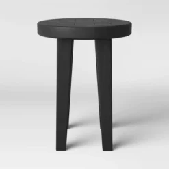 Woodland Carved Wood Accent Table - Black - Threshold -Every Space Store GUEST c81a09d3 1741 4f8f 8822 8ba23599b9d6