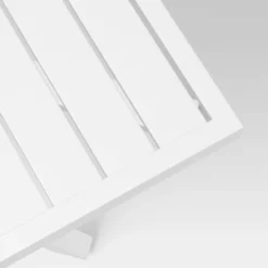 Seabury Steel 4 Person Square Patio Dining Table, Outdoor Furniture - White - Threshold™ -Every Space Store GUEST c9df465d 9a0c 42b3 b5e4 4d501c2d6dea