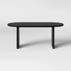 Catlett Oval Modern Wood Dining Table Black - Threshold™ -Every Space Store GUEST ce79d9b1 389b 4797 861b 64e69b215172
