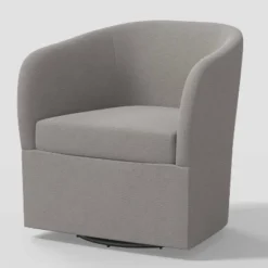 Rhea Swivel Chair In Linen - Threshold™ -Every Space Store GUEST cea3a485 7fca 4ec9 a4d1 2a98c0669d70