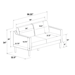 Lyndhurst Loveseat - Threshold™ -Every Space Store GUEST d040af52 edae 4aec 8521 b20275627029