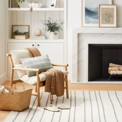 Holly Sling Back Accent Chair Cream/Natural - Threshold™ Designed With Studio McGee