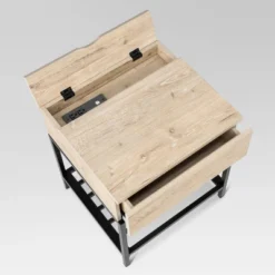 Loring End Table With Charging Station - Threshold™ -Every Space Store GUEST d4b23323 607f 4bd3 9988 eaac3936810f