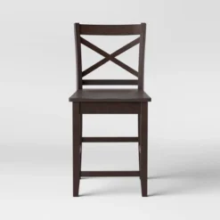 24" Carey Hardwood Counter Height Barstool - Threshold™ -Every Space Store GUEST d6f9e6e6 80b7 4360 a796 9971afc0f559
