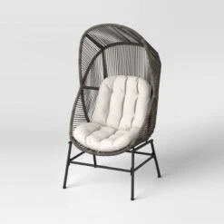 Latigo Patio Statement Egg Chair Gray - Threshold™ -Every Space Store GUEST d85599fd f549 4f0a a691 30d2f3163c68