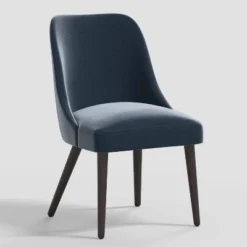 Geller Modern Dining Chair In Shiny Velvet Mystere - Threshold™ -Every Space Store GUEST d8c22adb d940 4773 9c66 c16c60b6aae5