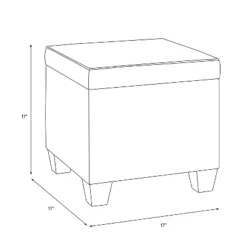 Fairland Storage Ottoman - Skyline Furniture -Every Space Store GUEST db547ce8 7f81 4f96 b16d cd38641123d7