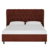 Wingback Platform Bed Velvet - Skyline Furniture -Every Space Store GUEST dbc99e2b e313 487b b4bd b359c1b50980