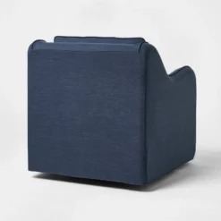 Slipcover Style Upholstered Swivel Accent Chair Blue - Threshold™ Designed With Studio McGee -Every Space Store GUEST ddfdc806 ea33 4291 912a bf6779bff16c