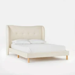 Kessler Bed In Cream Faux Shearling - Threshold™ Designed With Studio McGee -Every Space Store GUEST df6ae3b9 5810 4c21 a488 0efd6470c1d6