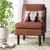 Gelbin Faux Leather Slipper Chair With Wood Legs - Threshold™ -Every Space Store GUEST e2a66702 9804 4ba3 9eb7 3310cdfb4c47