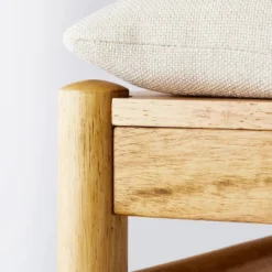 Emery Wood Counter Height Barstool With Upholstered Seat And Sling Back Natural - Threshold™ Designed With Studio McGee -Every Space Store GUEST e8ec7e51 c160 4262 8af2 ab79b157278d