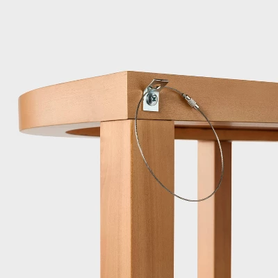 Demi Lune Curved Cabinet With Real Marble Stone - Threshold™ Designed With Studio McGee 5 Demi Lune Curved Cabinet With Real Marble Stone - Threshold™ Designed With Studio McGee - Image 3