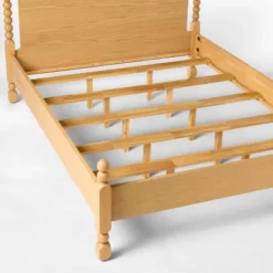 Modern Turned Wood Bed Brown - Threshold™ Designed With Studio McGee -Every Space Store GUEST eb00f5ad e8c2 49d8 9953 3a32c8b39b1a