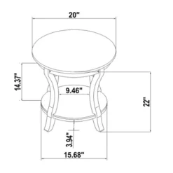 Shelburne Round Wood Accent Table Natural - Threshold™ -Every Space Store GUEST ef1aff14 23fc 4fb5 baa5 61cc7f9a13f3