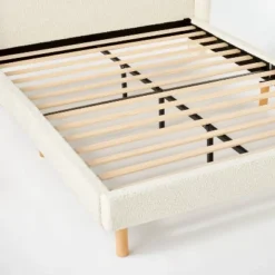 Kessler Bed In Cream Faux Shearling - Threshold™ Designed With Studio McGee -Every Space Store GUEST f047c991 5648 4359 9e5c b7617db92b77