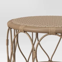 Britanna Patio Accent Table, Outdoor Furniture Natural - Threshold™ -Every Space Store GUEST f133a004 3f04 4117 998d f19207090d43