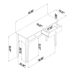 Palma 46" Arched Console Table Dark Brown - Threshold™ Designed With Studio McGee 15 Palma 46" Arched Console Table Dark Brown - Threshold™ Designed With Studio McGee -Every Space Store GUEST f1d2f812 22ba 46da 87a3 3ecf6b0a2f9a