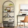 72" Glasgow Metal Arch Bookshelf Black - Threshold™ -Every Space Store GUEST f2bccea0 311b 4518 9d3a 17a359449c07