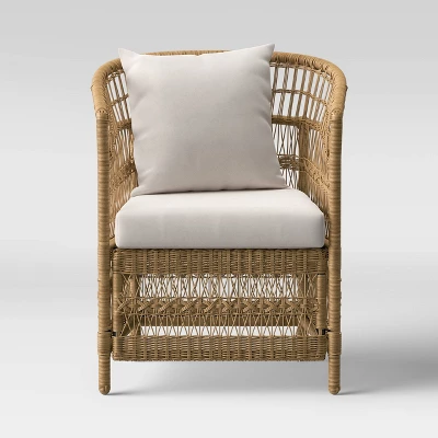 Mulberry 3pc Patio Chat Set - Natural - Threshold™ 5 Mulberry 3pc Patio Chat Set - Natural - Threshold™ - Image 3