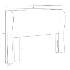 Tufted Woven Upholstered Wingback Headboard - Skyline Furniture -Every Space Store GUEST f47c524d 5a84 41dd 83e3 67b08377f580