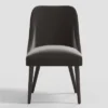 Geller Modern Dining Chair In Shiny Velvet Mystere - Threshold™
