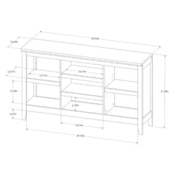 32" Carson Horizontal Bookcase With Adjustable Shelves - Threshold -Every Space Store GUEST f881ab9a 25cd 41d7 9c39 58602d8adf48
